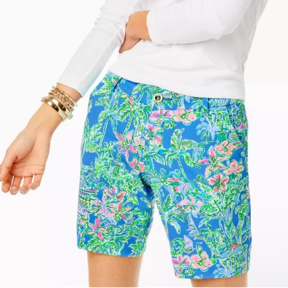 NWT Lily Pulitzer Natia Mid-Rise Shorts 9” Inseam